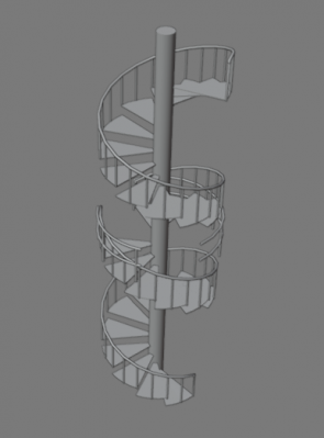 Stargate Center
Spiral Stair
Keywords: Stargate Center;Blender;Model;Stairs